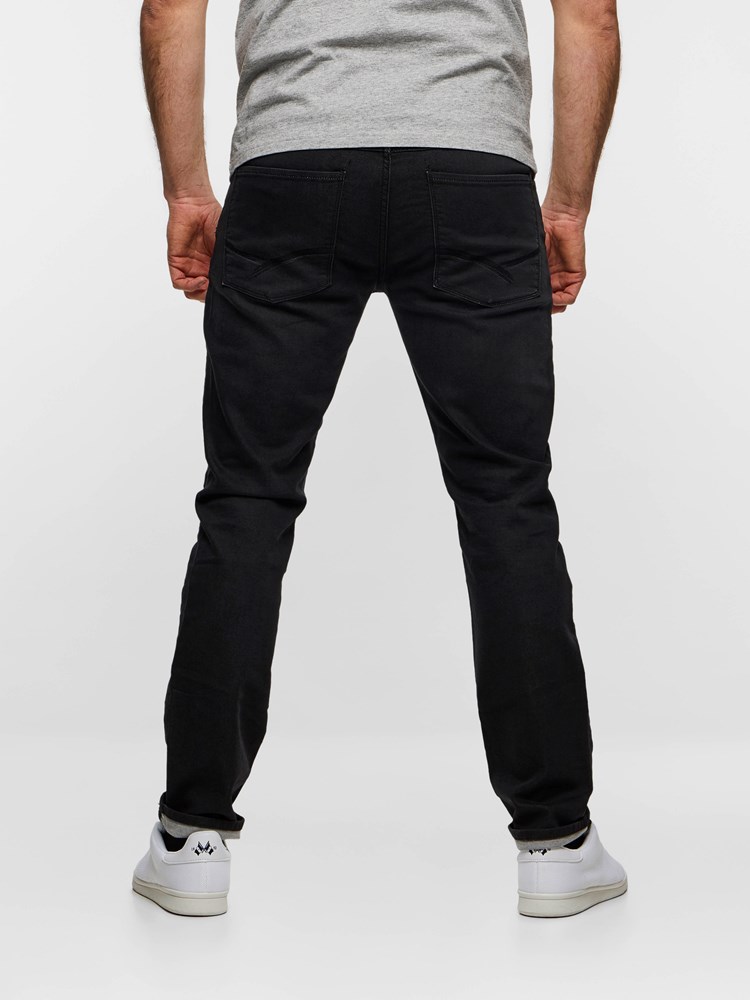 SLIM WILL BLACK KNIT STRETCH 7232828_D04-HENRYCHOICE-NOS-back_4913_SLIM WILL BLACK KNIT STRETCH D04.jpg_Back||Back