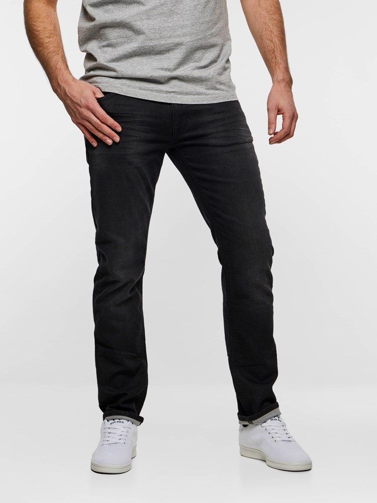 SLIM WILL BLACK KNIT STRETCH 7232828_D04-HENRYCHOICE-NOS-front_97395_SLIM WILL BLACK KNIT STRETCH D04.jpg_Front||Front