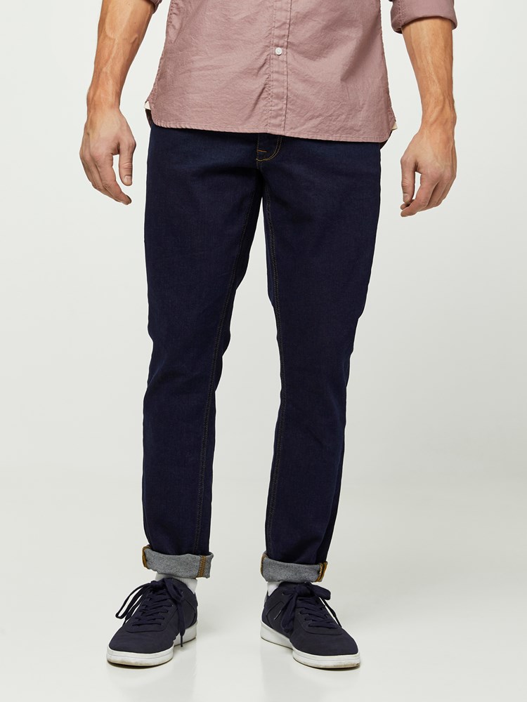 SLIM WILL DARK BLUE STRETCH 7235637_D03-HENRYCHOICE-NOS-Modell-front_89624_SLIM WILL DARK BLUE STRETCH D03.jpg_Front