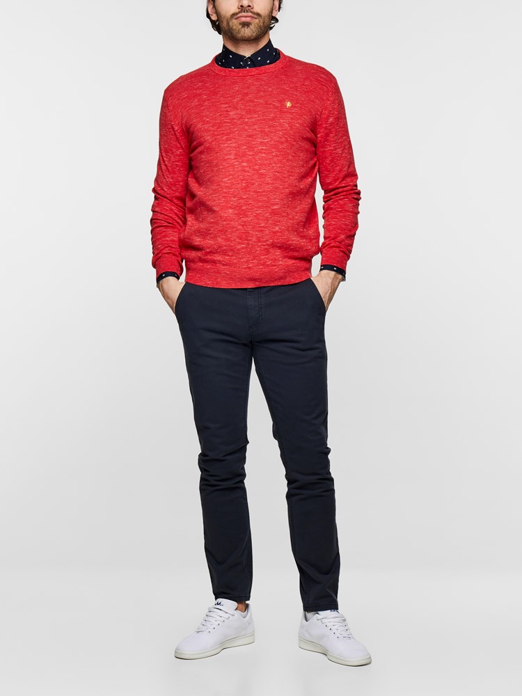 SLIM CHINO STRETCH TWILL 7237629_ENB_MadeByMonkeys_nos-modell-front1_SLIM CHINO STRETCH TWILL ENB.jpg_Front||Front