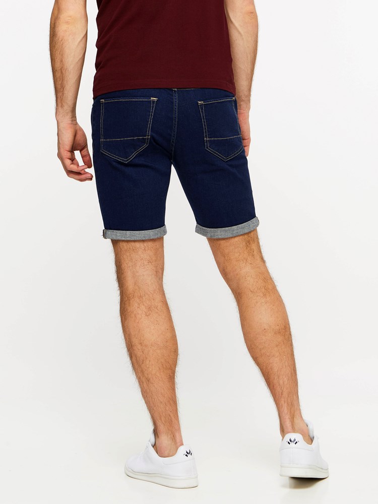 SLIM FIT STRETCH SHORTS 7237717_D03-MADEBYMONKIES-H19-Modell-back_4224_SLIM FIT STRETCH SHORTS D03.jpg_Back||Back