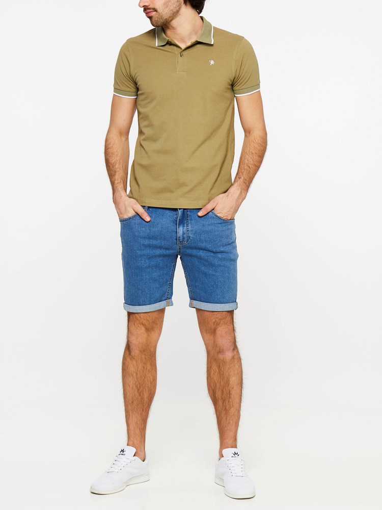SLIM FIT STRETCH SHORTS 7237717_DAC-MADEBYMONKIES-H19-Modell-front_73404_SLIM FIT STRETCH SHORTS DAC.jpg_Front||Front