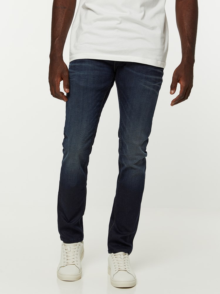 SKINNY SID BLUE COATED STRETCH JEANS 7239672_D04-HENRYCHOICE-NOS-Modell-front_34327_SKINNY SID BLUE COATED STRETCH JEANS D04.jpg_Front||Front