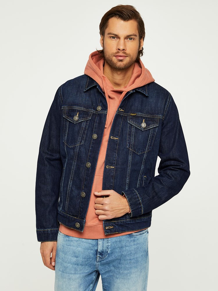 CORE DENIM JAKKE 7240061_DAB-HENRYCHOICE-H19-Modell-front_17730_CORE DENIM JAKKE DAB.jpg_Front||Front
