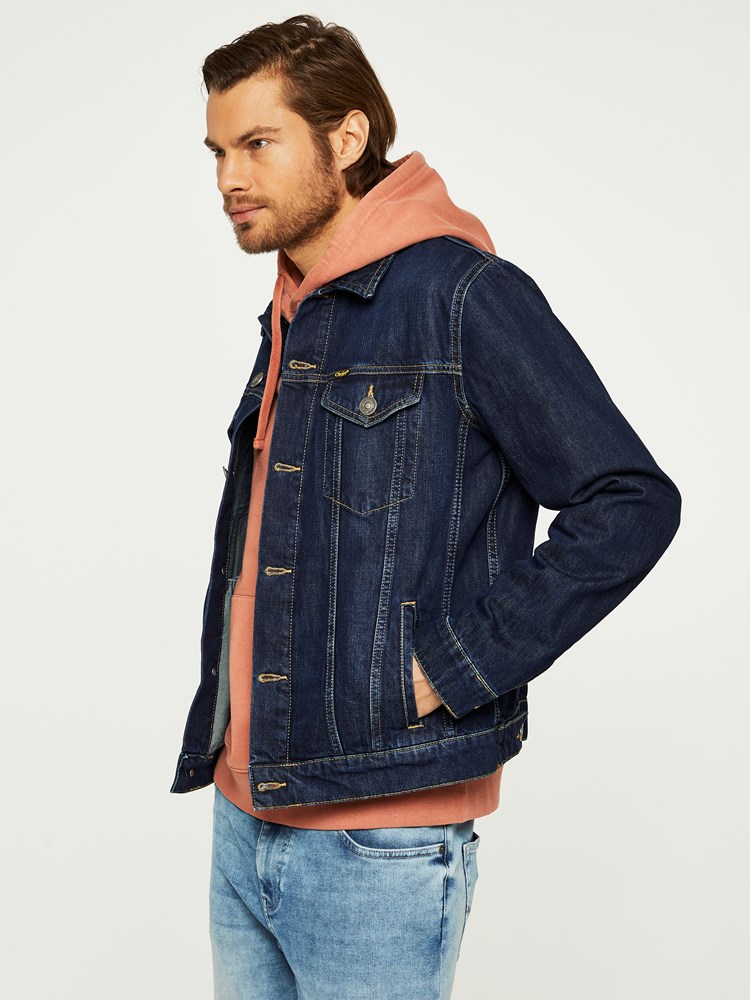 CORE DENIM JAKKE 7240061_DAB-HENRYCHOICE-H19-Modell-left_57800_CORE DENIM JAKKE DAB.jpg_Left||Left