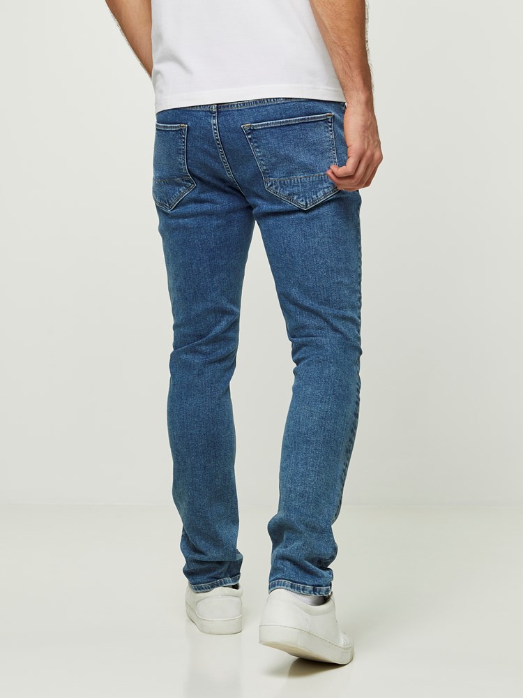 SLIM FIT STRETCH JEANS 7242654_DAC-HENRYCHOICE-S20-Modell-back_6707_SLIM FIT STRETCH JEANS DAC.jpg_Back||Back