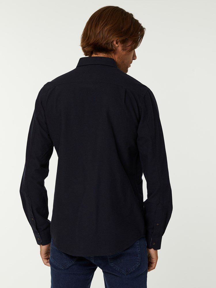 BRUSHED OXFORD SKJORTE 7244568_C27-HENRYCHOICE-A20-Modell-back_31761_BRUSHED OXFORD SKJORTE C27.jpg_Back||Back