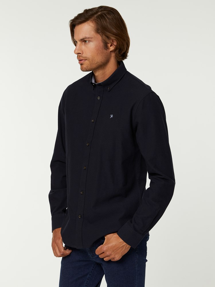 BRUSHED OXFORD SKJORTE 7244568_C27-HENRYCHOICE-A20-Modell-left_88296_BRUSHED OXFORD SKJORTE C27.jpg_Left||Left