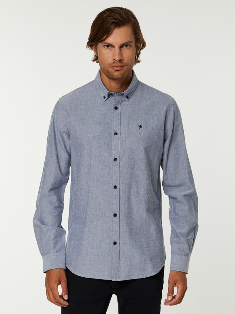 BRUSHED OXFORD SKJORTE 7244568_EDR--A20-Modell-front_29222_BRUSHED OXFORD SKJORTE EDR.jpg_Front||Front