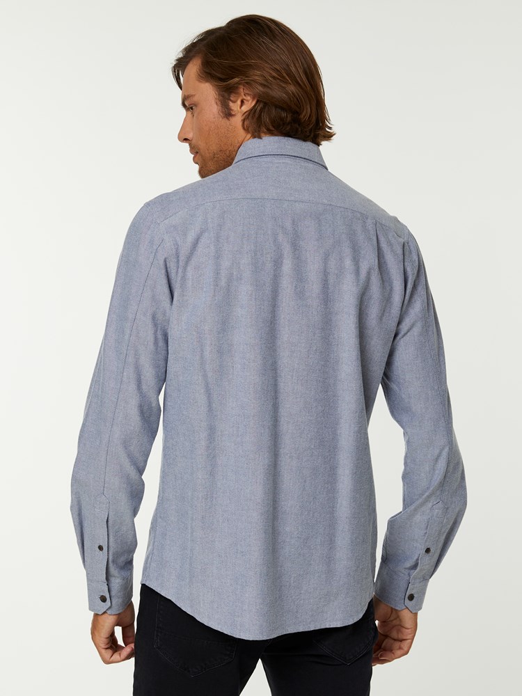 BRUSHED OXFORD SKJORTE 7244568_EDR-HENRYCHOICE-A20-Modell-back_14798_BRUSHED OXFORD SKJORTE EDR.jpg_Back||Back
