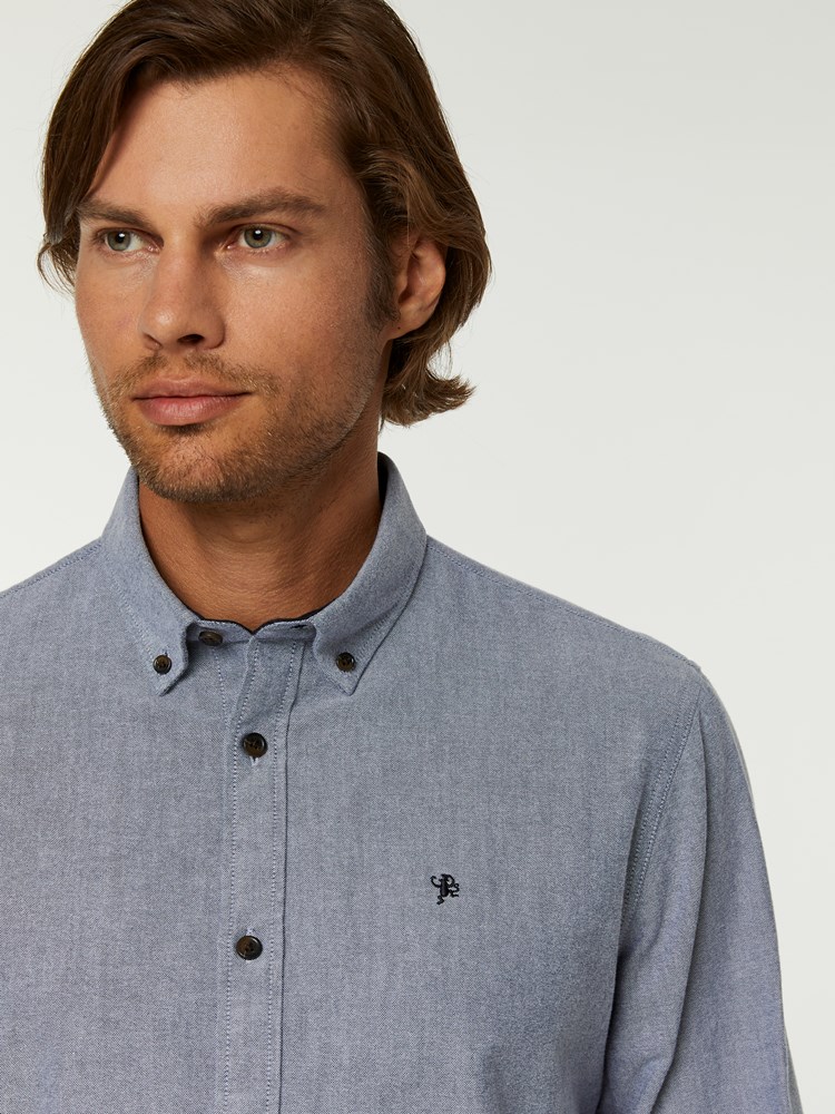 BRUSHED OXFORD SKJORTE 7244568_EDR-HENRYCHOICE-A20-Modell-right_36594_BRUSHED OXFORD SKJORTE EDR.jpg_Right||Right