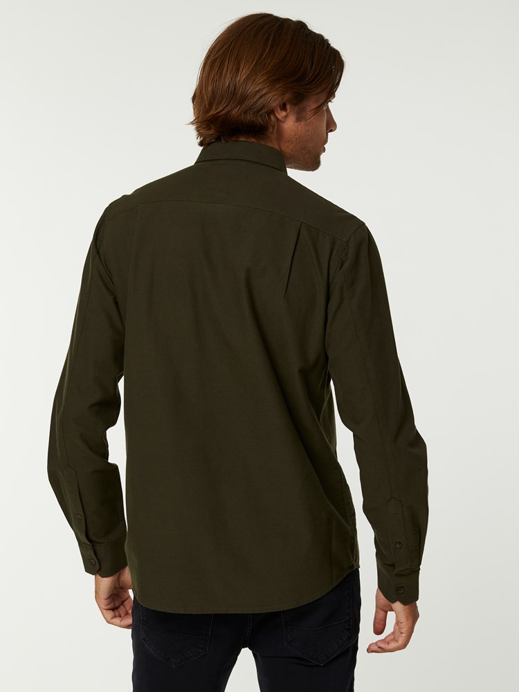 BRUSHED OXFORD SKJORTE 7244568_GOU-HENRYCHOICE-A20-Modell-back_81189_BRUSHED OXFORD SKJORTE GOU.jpg_Back||Back
