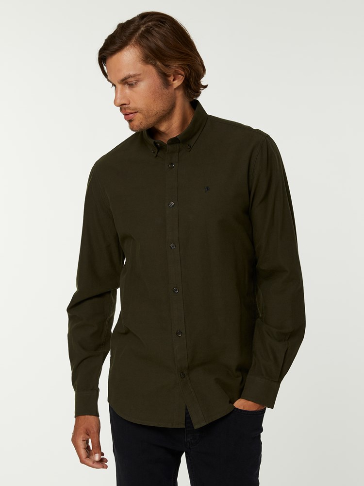 BRUSHED OXFORD SKJORTE 7244568_GOU-HENRYCHOICE-A20-Modell-front_46525_BRUSHED OXFORD SKJORTE GOU.jpg_Front||Front