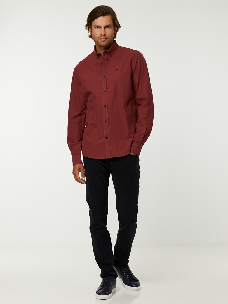 BRUSHED OXFORD SKJORTE 7244568_K5F-HENRYCHOICE-A20-Modell-front_63317_BRUSHED OXFORD SKJORTE K5F.jpg_Front||Front