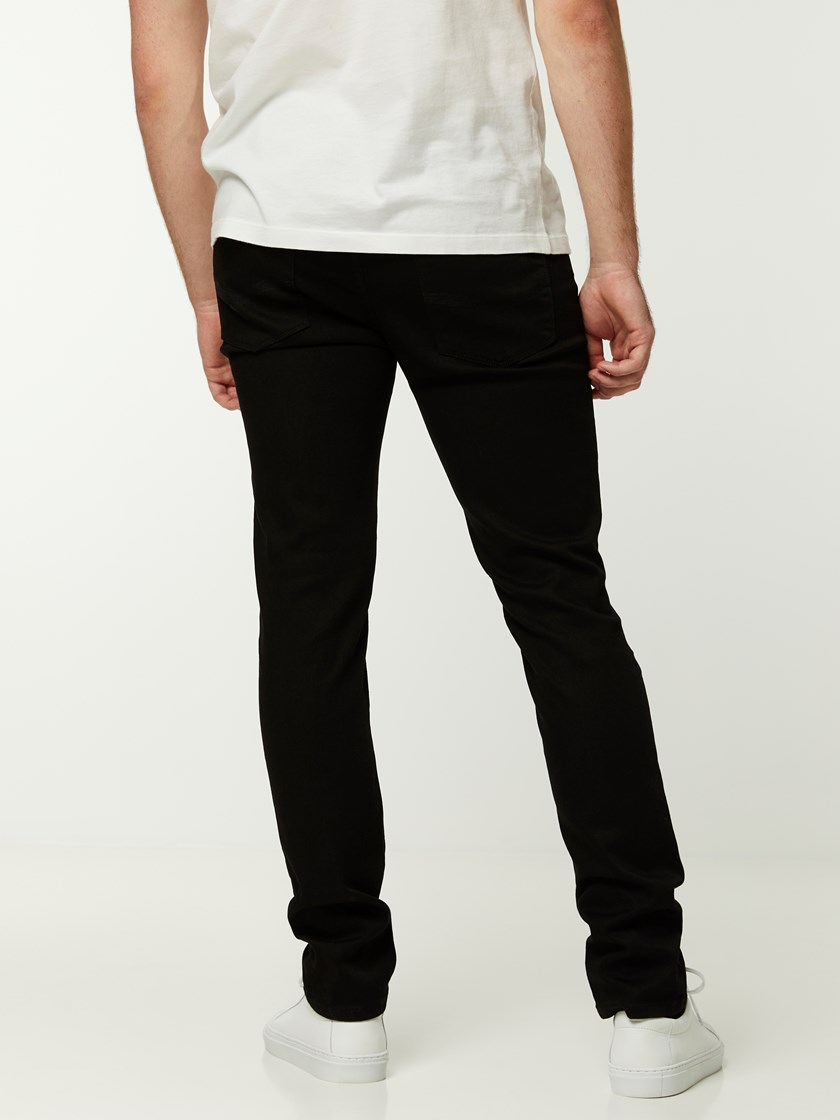 7244847 D03 7244847_D03-HENRYCHOICE-A20-Modell-back_10154_Slim Will Blk.Blk. Superstretch Jeans D03 7244847.jpg_Back||Back