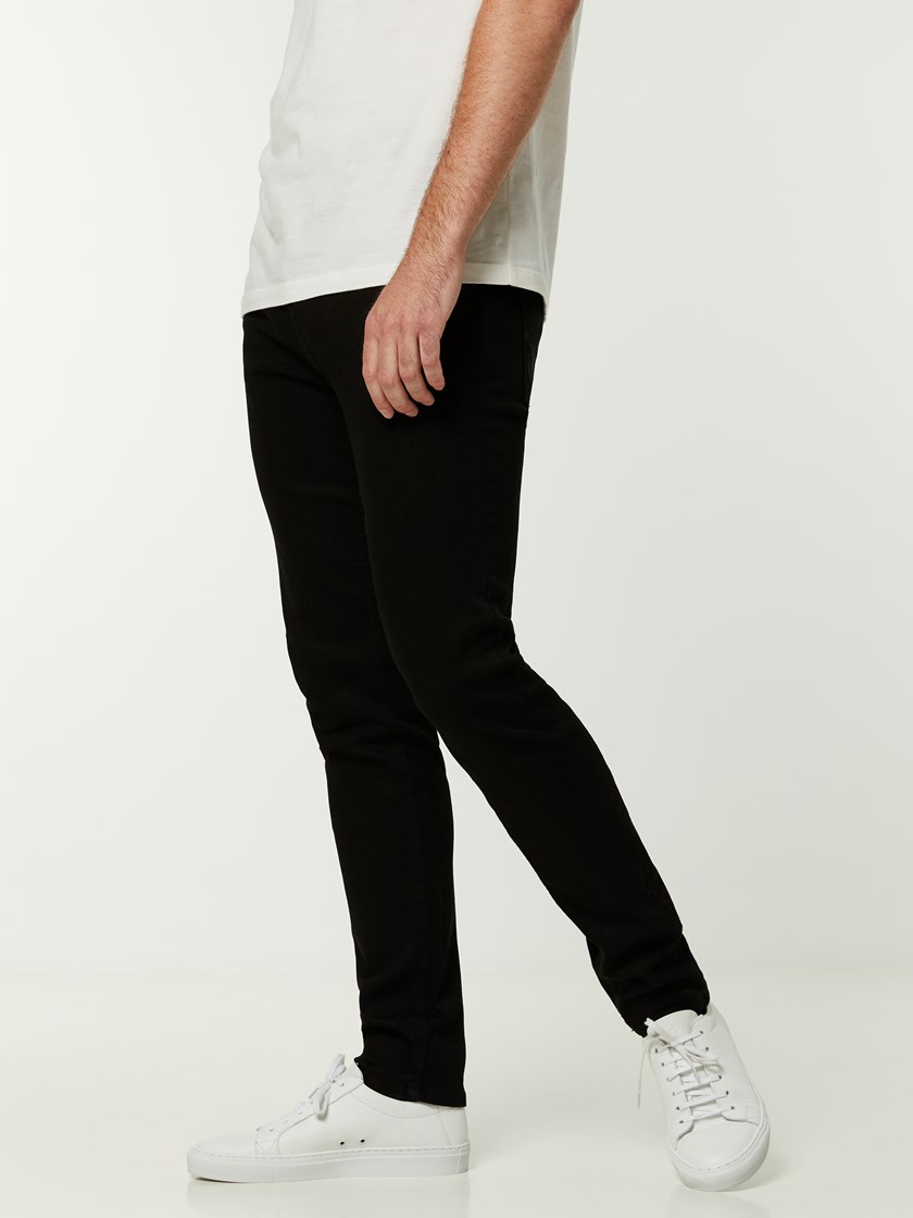 7244847 D03 7244847_D03-HENRYCHOICE-A20-Modell-left_1369_Slim Will Blk.Blk. Superstretch Jeans D03 7244847.jpg_Left||Left