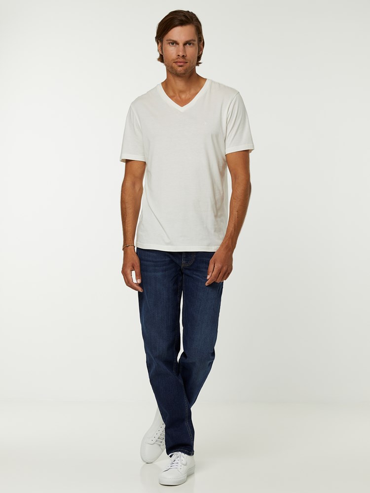 Regular Blue Stretch Jeans 7244871_DAB-HENRYCHOICE-A20-Modell-front_23238_Regular Blue Stretch Jeans DAB.jpg_Front||Front