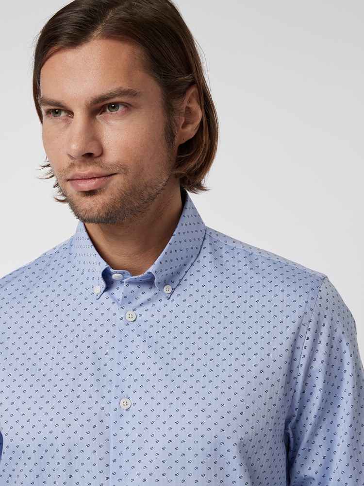 Matthew Printet Skjorte 7246306_EO1-HENRYCHOICE-S21-Modell-right_52930_Matthew Printet Skjorte EO1.jpg_Right||Right