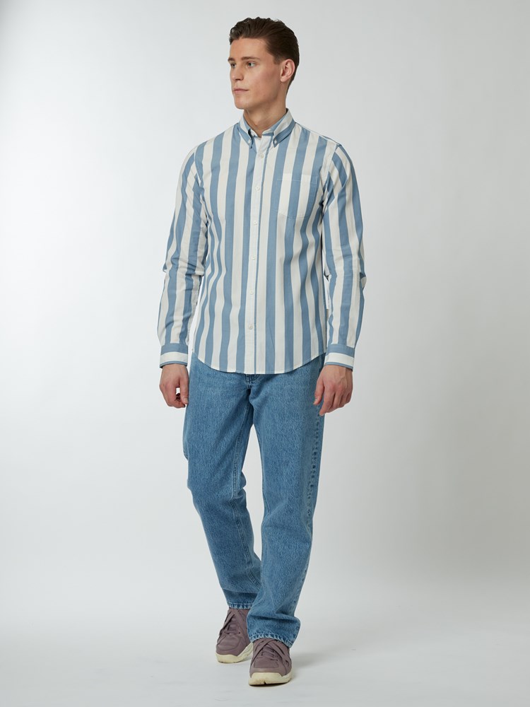Herning stripet skjorte 7249695_ECM-WOSNOTWOS-S22-Modell-Front_chn=boys_4395_Herning stripet skjorte ECM.jpg_Front||Front
