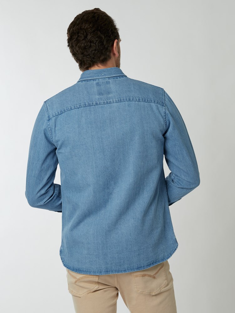 Devin denimskjorte 7249702_I6O-HENRYCHOICE-S22-Modell-Back_chn=boys_1256_Devin denimskjorte I6O.jpg_Back||Back