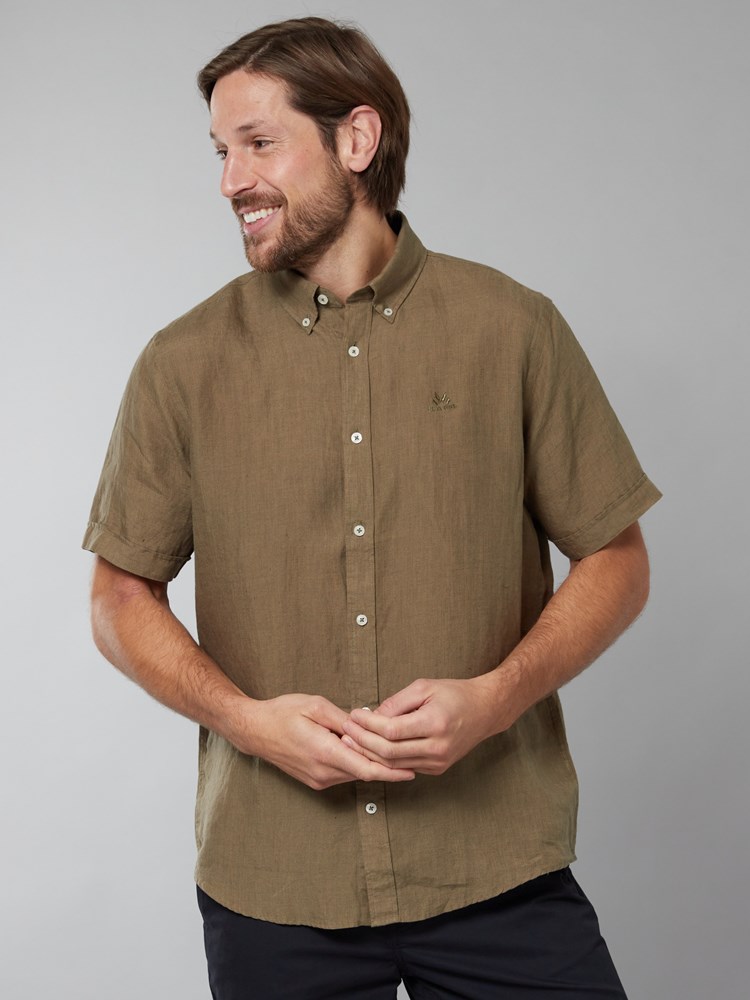 Dillon linskjorte - regular fit 7249965_GKJ-JEANPAUL-H22-Modell-Front_395_Dillon linskjorte - regular fit GKJ.jpg_Front||Front