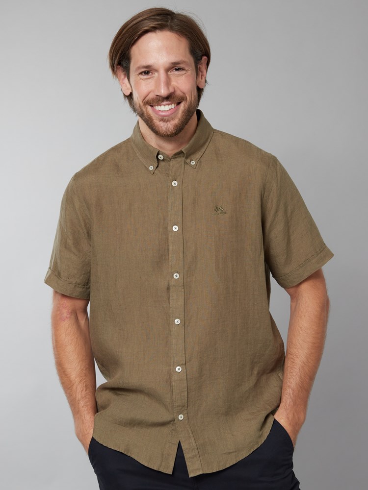 Dillon linskjorte - regular fit 7249965_GKJ-JEANPAUL-H22-Modell-Front_6192_Dillon linskjorte - regular fit GKJ.jpg_Front||Front