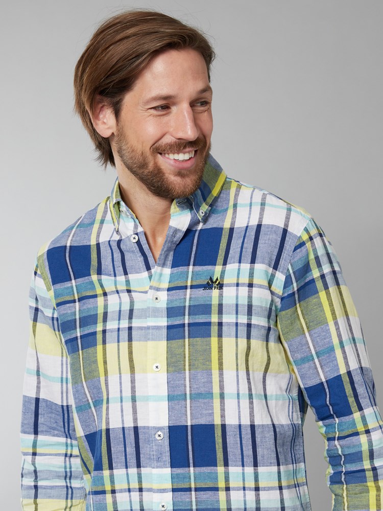 Sandro linskjorte - regular fit 7249975_ENQ-JEANPAUL-H22-Modell-Front_2981_Sandro linskjorte - regular fit ENQ.jpg_Front||Front