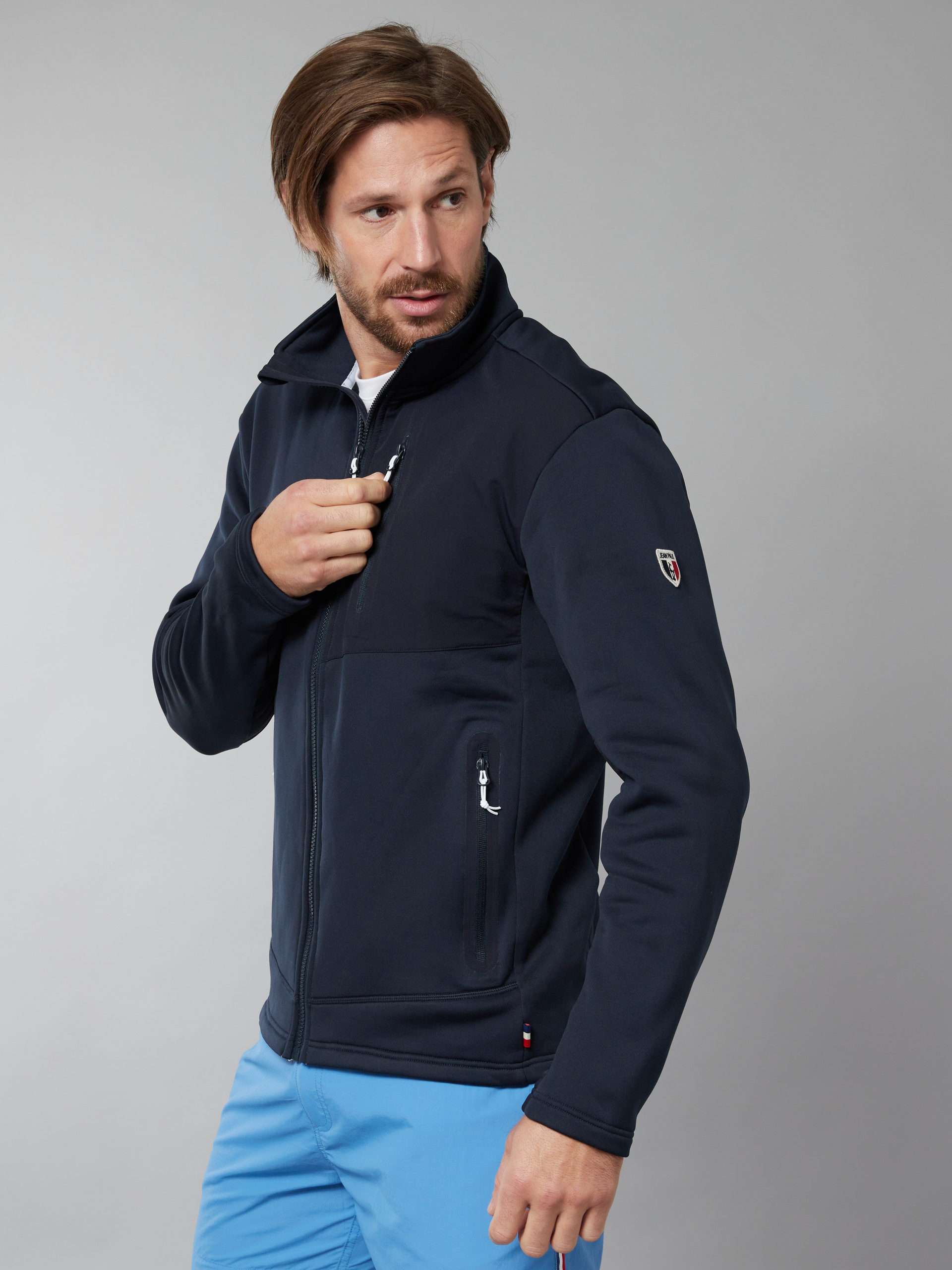 Sylvestre fleecejakke 7250257_EM6-JEANPAUL-A22-Modell-Front_9314_Sylvestre fleecejakke EM6.jpg_Front||Front