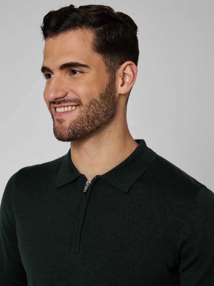 Merino zip strikkegenser 7500452_GTX-MRCAPUCHIN-W22-Modell-Front_chn=boys_849_Merino zip strikkegenser GTX.jpg_Front||Front