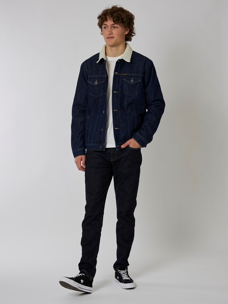 Core pile denim jakke 7500763_D03-HENRYCHOICE-A22-Modell-Front_chn=boys_7393_Core pile denim jakke D03_Core pile denim jakke D03 7500763.jpg_Front||Front