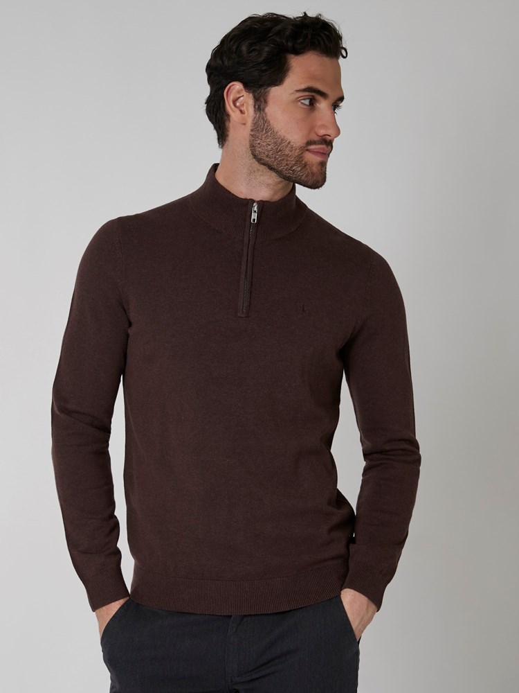 Dammers zip neck strikkegenser 7501047_AQB-MRCAPUCHIN-A22-Modell-Front_chn=boys_9373_AIN_Dammers zip neck strikkegenser AIN.jpg_
