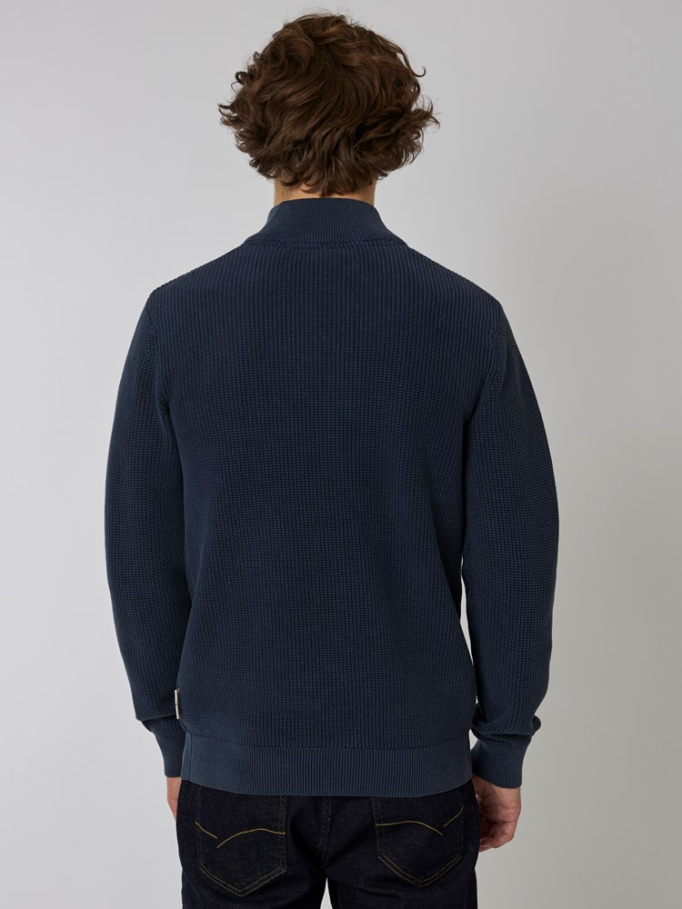 Patent zipneck strikkegenser 7501050_EM1-HENRYCHOICE-A22-Modell-Back_chn=boys_3352_Patent zipneck strikkegenser EM1.jpg_Back||Back