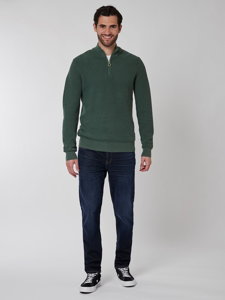 Patent zipneck strikkegenser 7501050_GUR-HENRYCHOICE-A22-Modell-Front_chn=boys_6543_Patent zipneck strikkegenser GUR.jpg_Front||Front