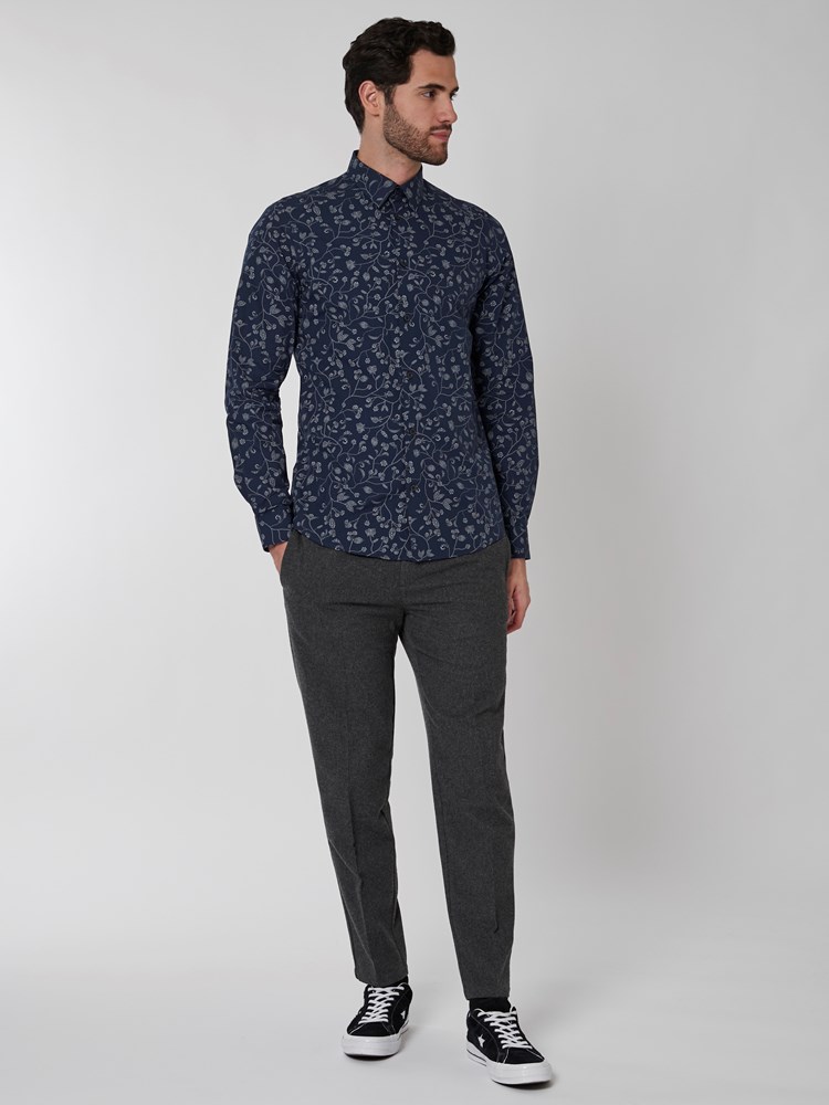 Richard printet skjorte 7501095_C29-MRCAPUCHIN-A22-Modell-Front_chn=boys_1886_Richard printet skjorte C29 7501095.jpg_Front||Front