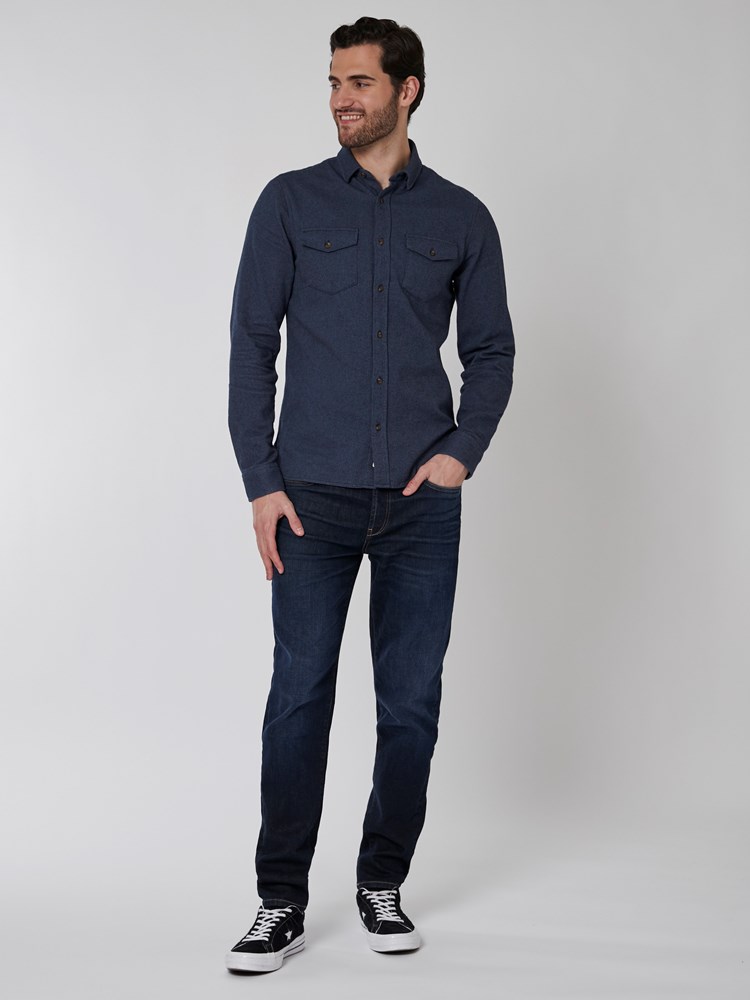 Twill shirt 7501105_EDR-HENRYCHOICE-A22-Modell-Front_chn=boys_3523_Twill shirt EDR.jpg_Front||Front