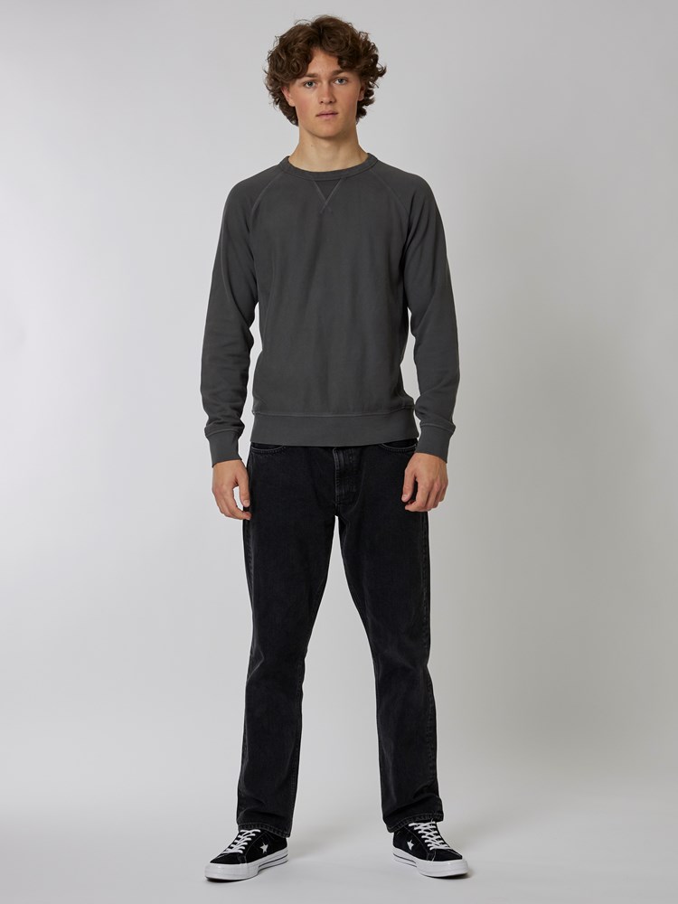 Washed sweater 7501120_IFK-HENRYCHOICE-A22-Modell-Front_chn=boys_9550_Washed sweater IFK.jpg_Front||Front