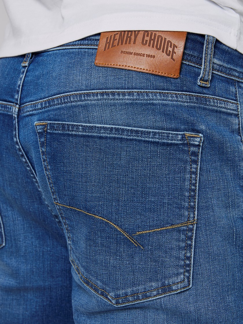 7501420 DAD 7501420_DAD-HENRYCHOICE-NOS-Modell-Front_chn=boys_3760_Slim Bill blue jeans DAD.jpg_Front||Front