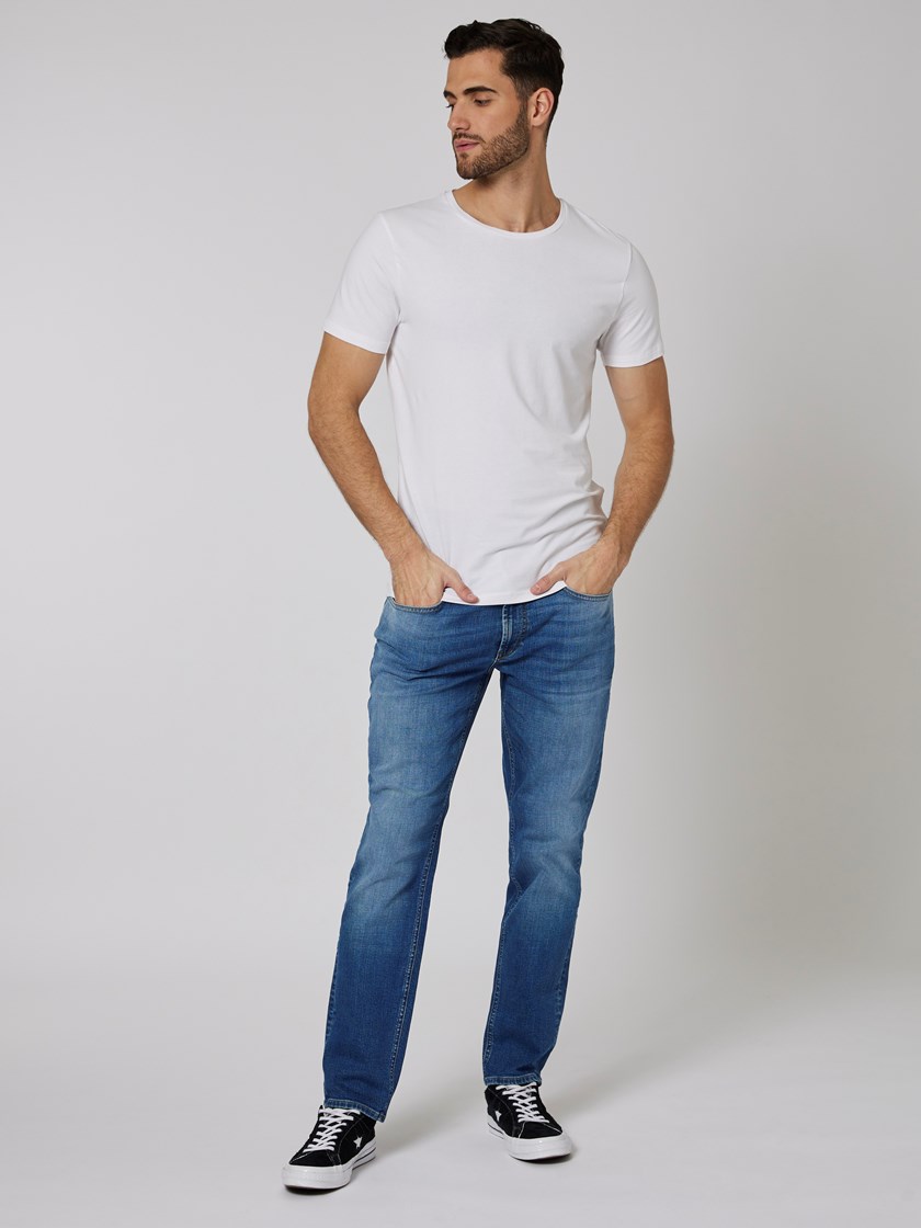 7501420 DAD 7501420_DAD-HENRYCHOICE-NOS-Modell-Front_chn=boys_8013_Slim Bill blue jeans DAD.jpg_Front||Front