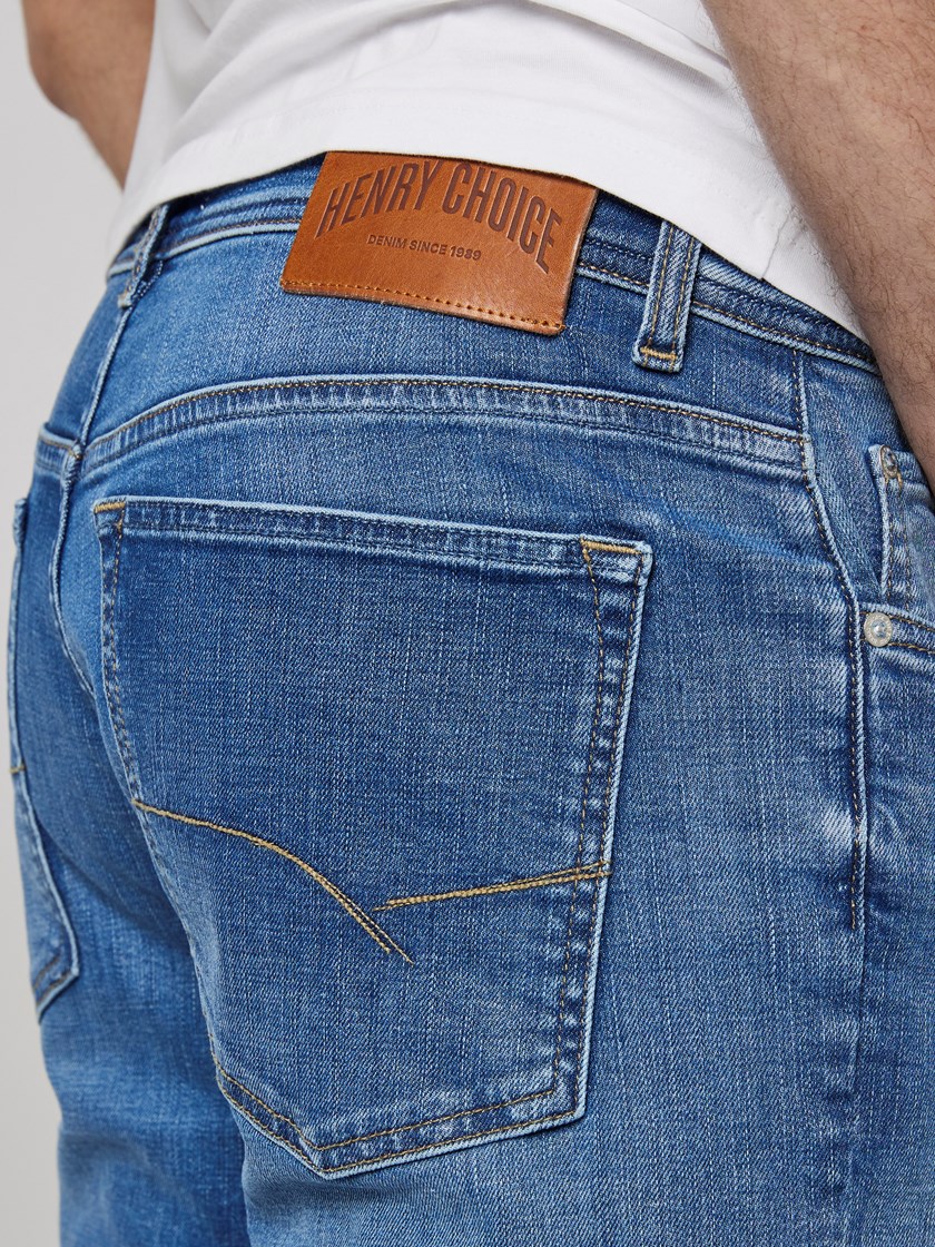 7501420 DAD 7501420_DAD-HENRYCHOICE-NOS-Modell-Front_chn=boys_9349_Slim Bill blue jeans DAD.jpg_Front||Front