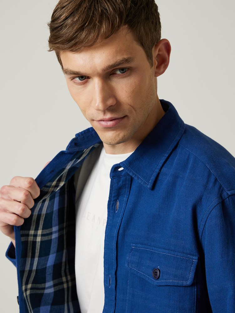 Francesco skjortejakke 7503623_I3O-JEANPAUL-S23-Modell-Front_3655_EGU_Francesco skjortejakke EGU.jpg_