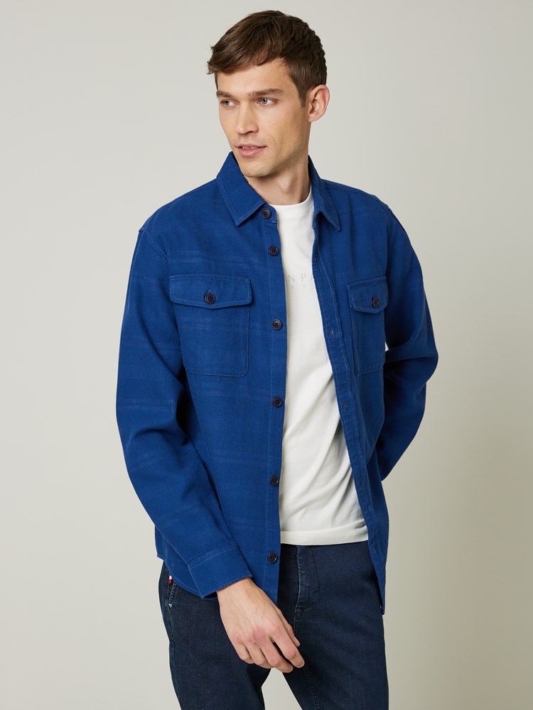 Francesco skjortejakke 7503623_I3O-JEANPAUL-S23-Modell-Front_7758_EGU_Francesco skjortejakke EGU.jpg_