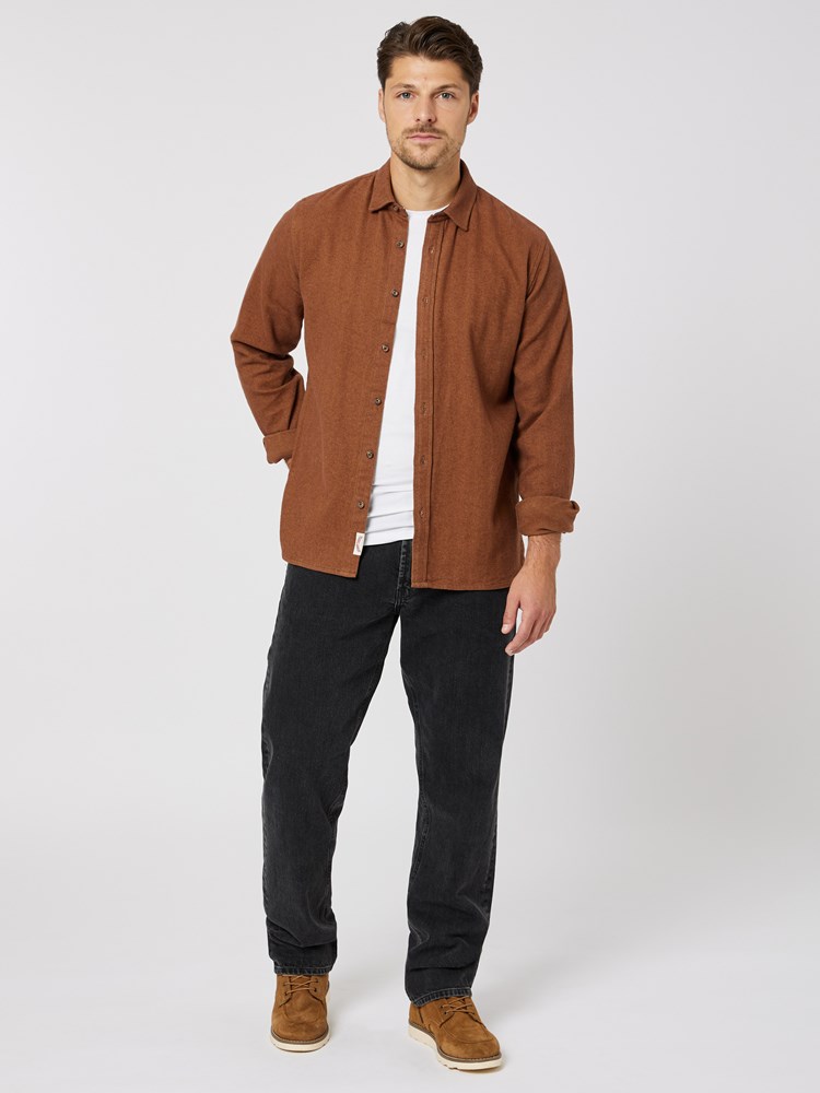 Herringbone Shirt 7505305_AGA-HENRYCHOICE-W23-Modell-Front_chn=boys_9123_Herringbone Shirt AGA.jpg_Front||Front