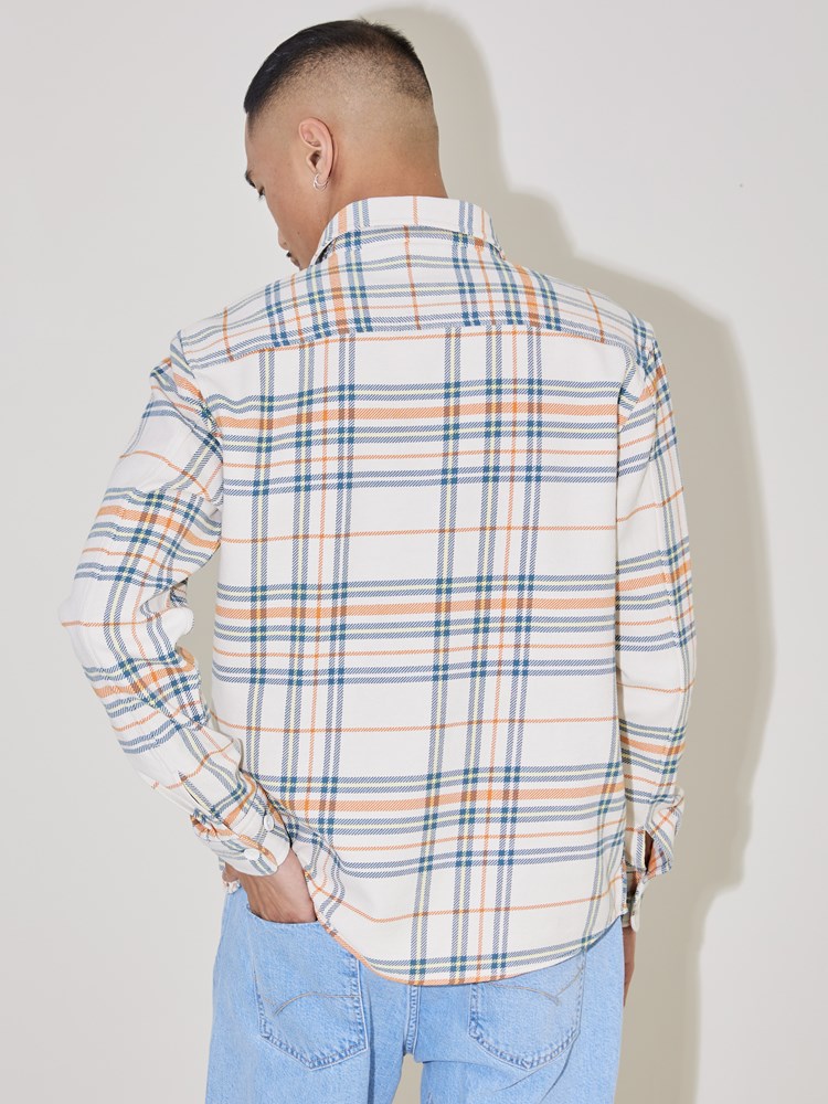 Chill rutete skjorte 7506725_I2O-WOSNOTWOS-S24-Modell-Back_chn=boys_4127_Chill rutete skjorte I2O.jpg_Back||Back