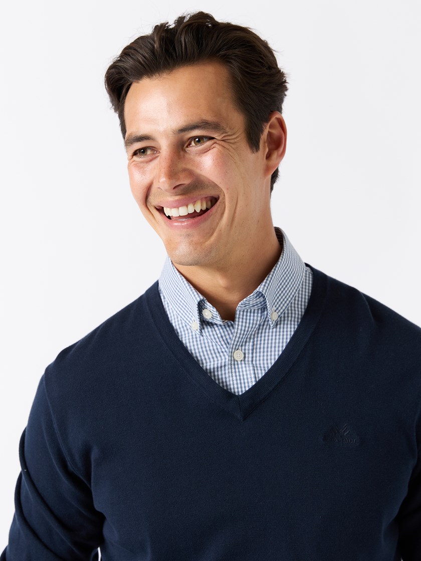 7238642 EM6 7513352_EM6_Jean Paul_Gerard V-Neck_NOS (2)_Gerard V-Hals Genser EM6_Gerard V-Hals Genser EM6 7238642.jpg_