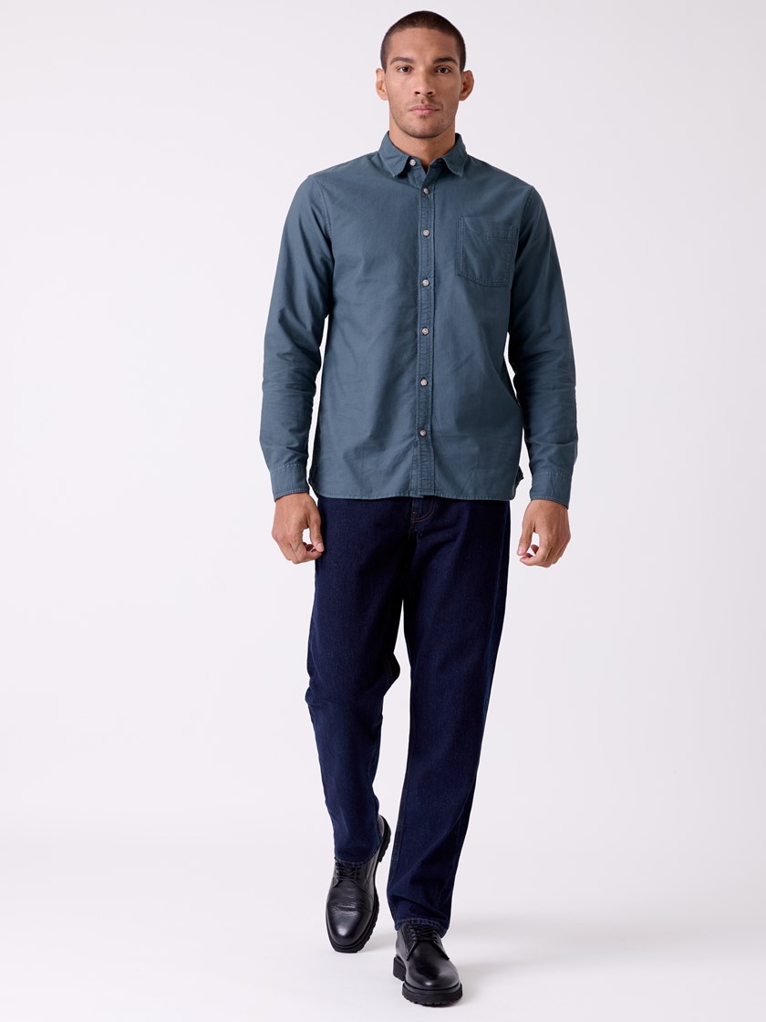 7515654 EHI 7515654_EHI-HENRYCHOICE-A26-Front_9290_Washed oxford shirt EHI.jpg_Front||Front