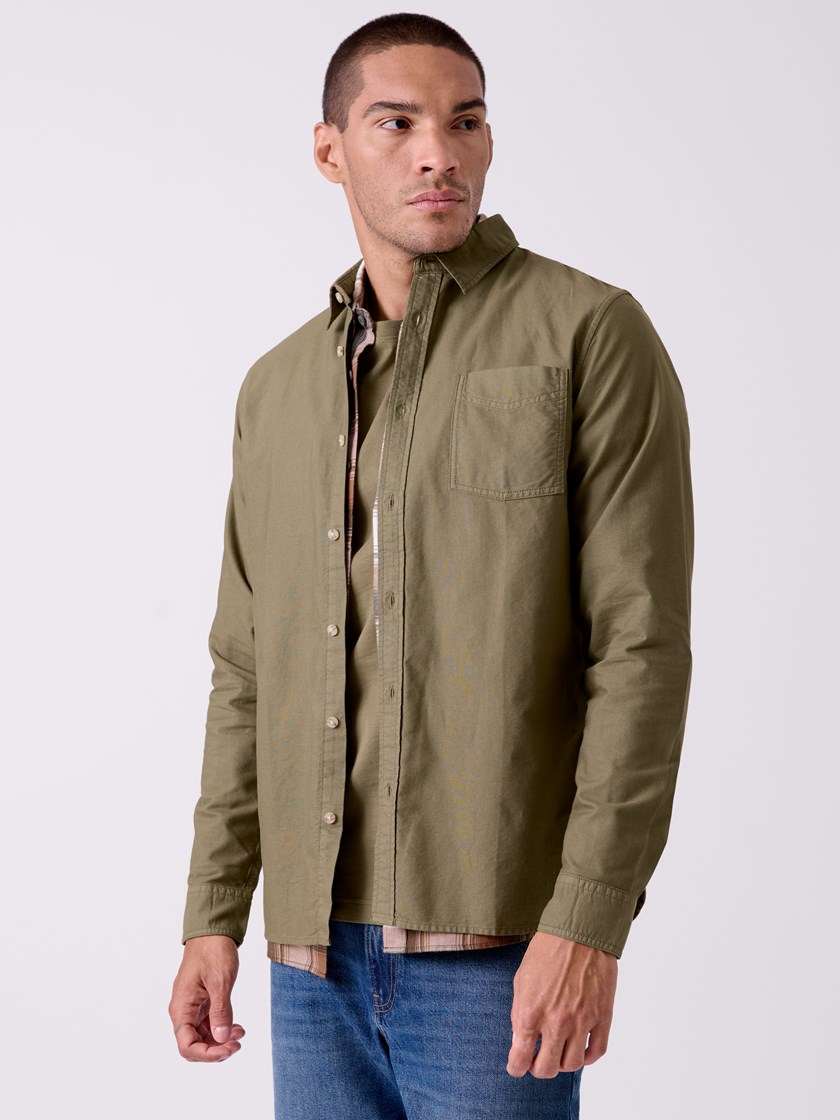 7515654 GMS 7515654_GMS-HENRYCHOICE-A26-Front_3475_Washed oxford shirt GMS.jpg_Front||Front