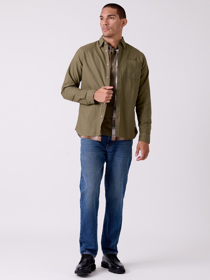 7515654 GMS 7515654_GMS-HENRYCHOICE-A26-Front_9716_Washed oxford shirt GMS.jpg_Front||Front