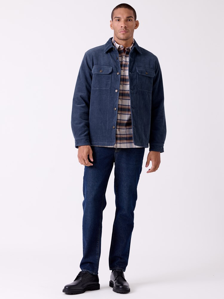 Cord padded overshirt 7515947_EDR-HENRYCHOICE-A26-Front_6752_Cord padded overshirt EDR.jpg_Front||Front
