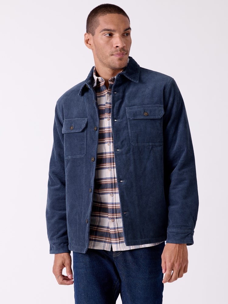 Cord padded overshirt 7515947_EDR-HENRYCHOICE-A26-Front_7575_Cord padded overshirt EDR.jpg_Front||Front
