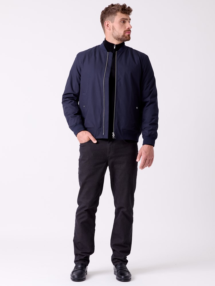 Merino zip neck strikkegenser 7516049_CAD-MRCAPUCHIN-A26-Front_1950_Merino zip neck strikkegenser CAD.jpg_Front||Front